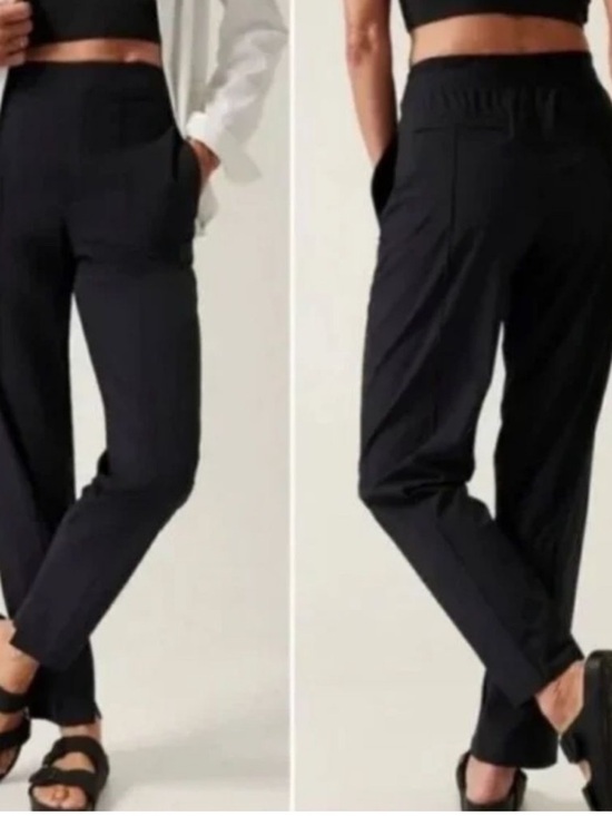 Athleta Pants - Athleta‎ Vienna Slim Black Pants Size 8